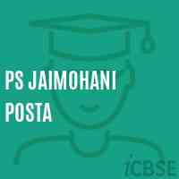 Ps Jaimohani Posta Primary School Logo