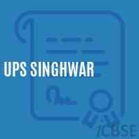 Ups Singhwar Middle School Logo