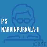 P S Narainpurkala-Ii Primary School Logo