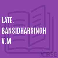 Late. Bansidharsingh V.M Primary School Logo