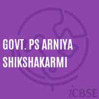 Govt. Ps Arniya Shikshakarmi Primary School Logo