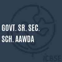 Govt. Sr. Sec. Sch. Aawda High School Logo