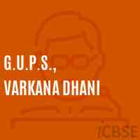 G.U.P.S., Varkana Dhani Middle School Logo