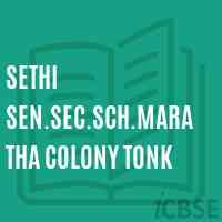 Sethi Sen.Sec.Sch.Maratha Colony Tonk Senior Secondary School Logo