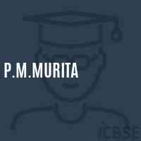 P.M.Murita Middle School Logo