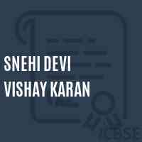 Snehi Devi Vishay Karan Middle School Logo
