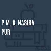 P.M. K. Nasira Pur Middle School Logo