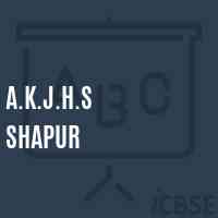 A.K.J.H.S Shapur Middle School Logo