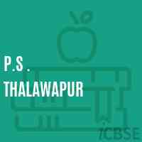 P.S . Thalawapur Primary School Logo