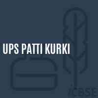 Ups Patti Kurki Middle School Logo