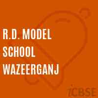R.D. Model School Wazeerganj Logo