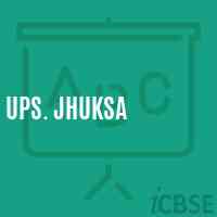Ups. Jhuksa Middle School Logo