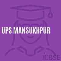 Ups Mansukhpur Middle School Logo