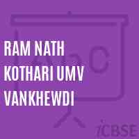 Ram Nath Kothari Umv Vankhewdi Secondary School Logo