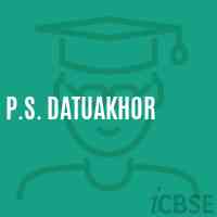 P.S. Datuakhor Primary School Logo