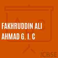 Fakhruddin Ali Ahmad G. I. C High School Logo