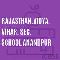 Rajasthan.Vidya.Vihar. Sec. School Anandpur Logo