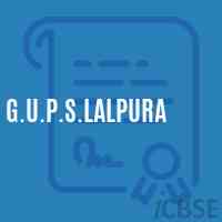 G.U.P.S.Lalpura Middle School Logo