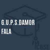 G.U.P.S.Damor Fala Middle School Logo