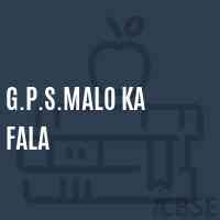 G.P.S.Malo Ka Fala Primary School Logo