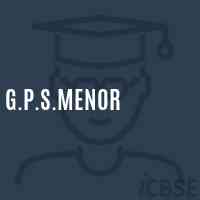 G.P.S.Menor Primary School Logo
