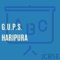 G.U.P.S. Haripura Middle School Logo