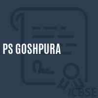 Ps Goshpura Primary School Logo