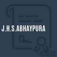 J.H.S.Abhaypura Middle School Logo