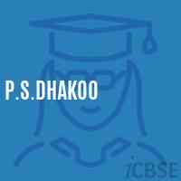 P.S.Dhakoo Primary School Logo