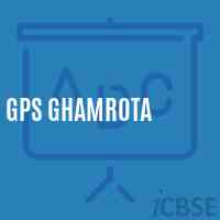 Gps Ghamrota Primary School Logo