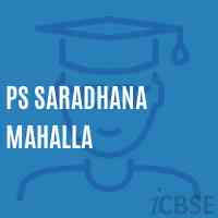 Ps Saradhana Mahalla Primary School Logo