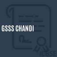 Gsss Chandi High School Logo