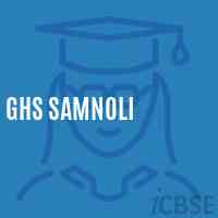Ghs Samnoli Secondary School Logo