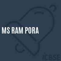 Ms Ram Pora Middle School Logo
