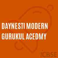 Daynesti Modern Gurukul Acedmy Senior Secondary School Logo