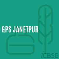 Gps Janetpur Primary School Logo