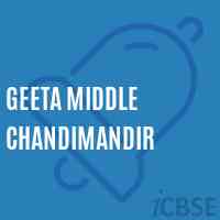 Geeta Middle Chandimandir Middle School Logo