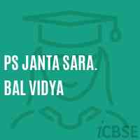 Ps Janta Sara. Bal Vidya Primary School Logo