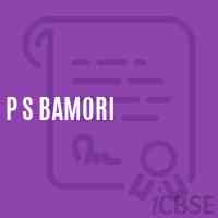 P S Bamori Primary School Logo