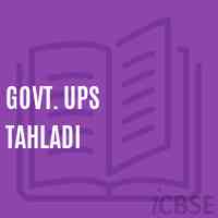 Govt. Ups Tahladi Middle School Logo