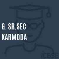 G. Sr.Sec Karmoda High School Logo