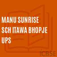 Manu Sunrise Sch Itawa Bhopje Ups Middle School Logo