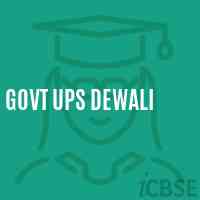 Govt Ups Dewali Middle School Logo