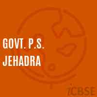 Govt. P.S. Jehadra Primary School Logo