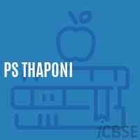 Ps Thaponi Primary School Logo
