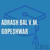 Adrash Bal V.M. Gopeshwar Primary School Logo