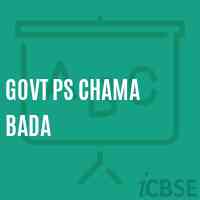 Govt PS CHAMA BADA Primary School Logo
