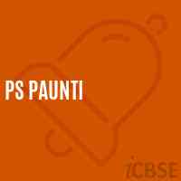 Ps Paunti Primary School Logo