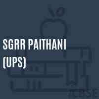 Sgrr Paithani (Ups) Middle School Logo