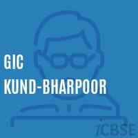 Gic Kund-Bharpoor High School Logo